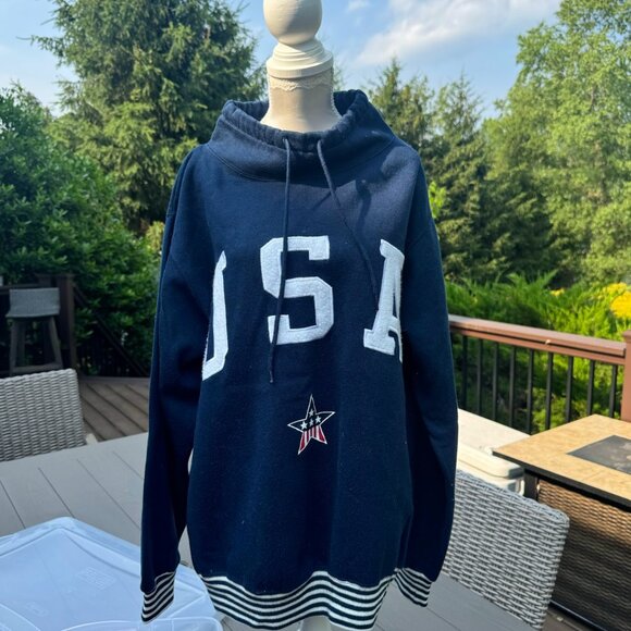 Authentic vintage “USA” hoodie from the Sporting Club label, likely late 90s to - Picture 1 of 8